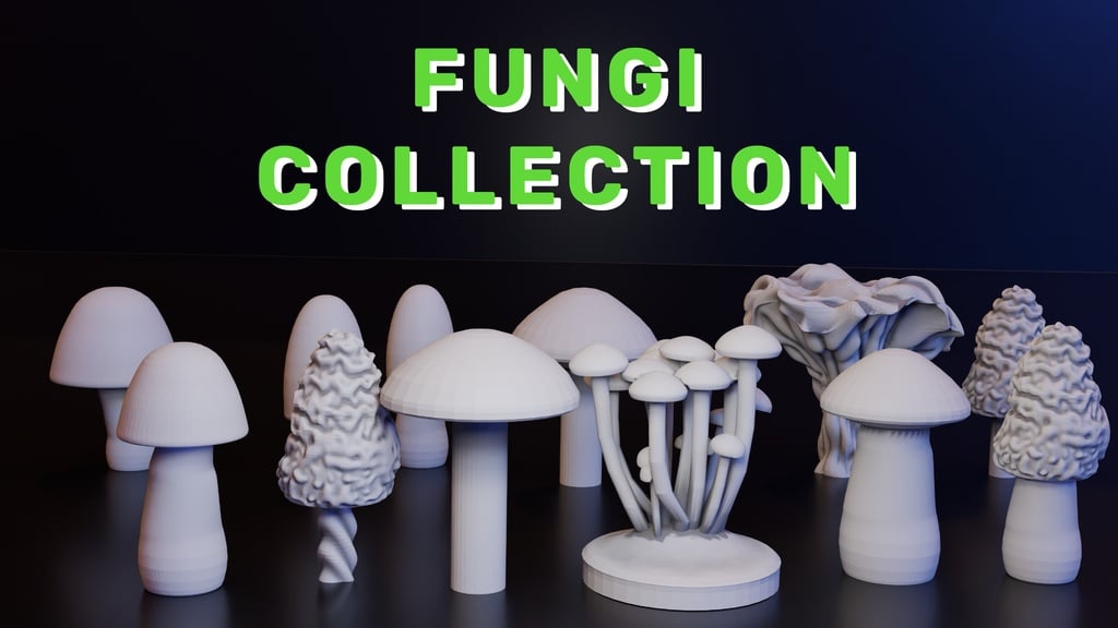 Fungi, Mushroom Decor, Terrain, Prop Collection (DND / TTRPG)