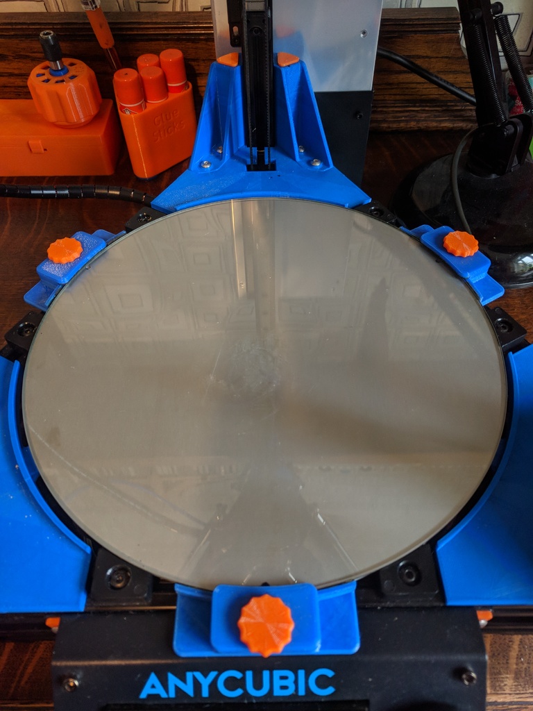 Anycubic Kossel Linear Plus Glass Bed Clamp by PeterH1500 | Download ...