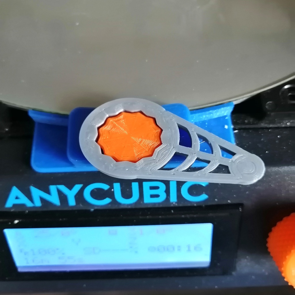 Anycubic Kossel Linear Plus Glass Bed Clamp by PeterH1500 | Download ...