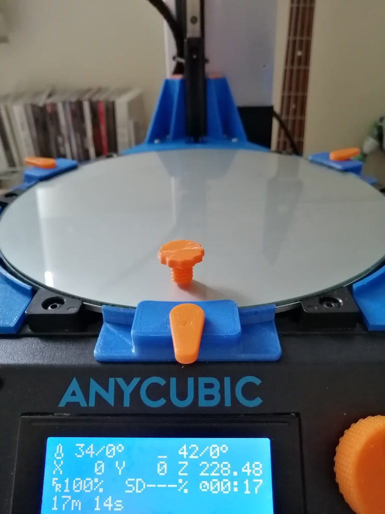Anycubic Kossel Linear Plus Glass Bed Clamp by PeterH1500 | Download ...