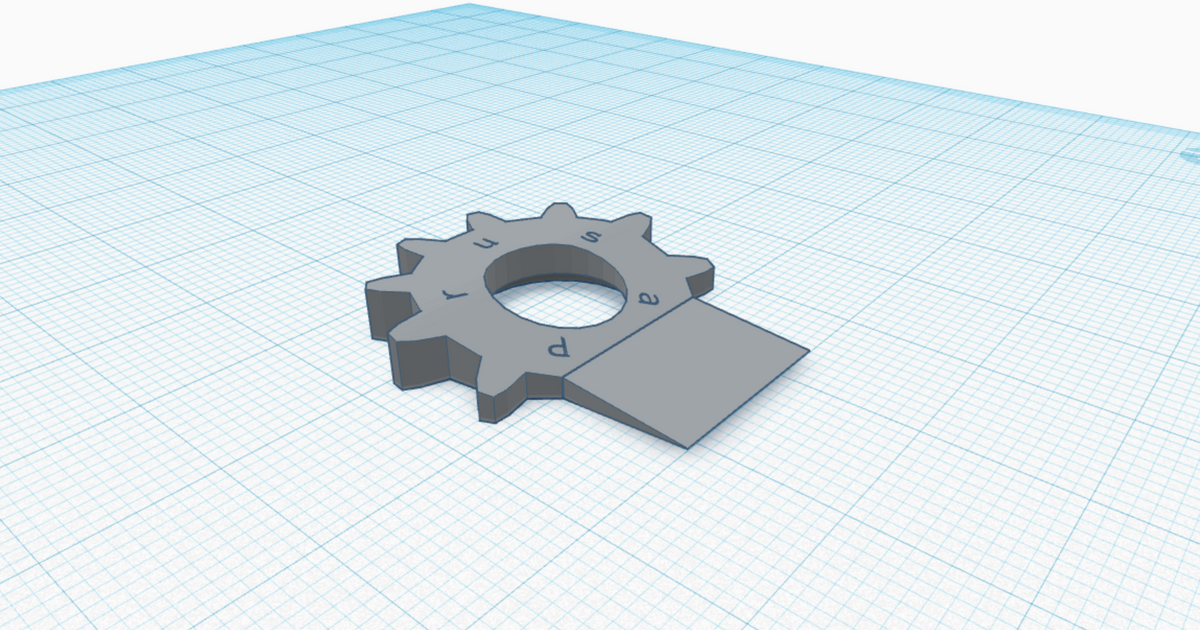 Gear bottle opener by Nathan Download free STL model