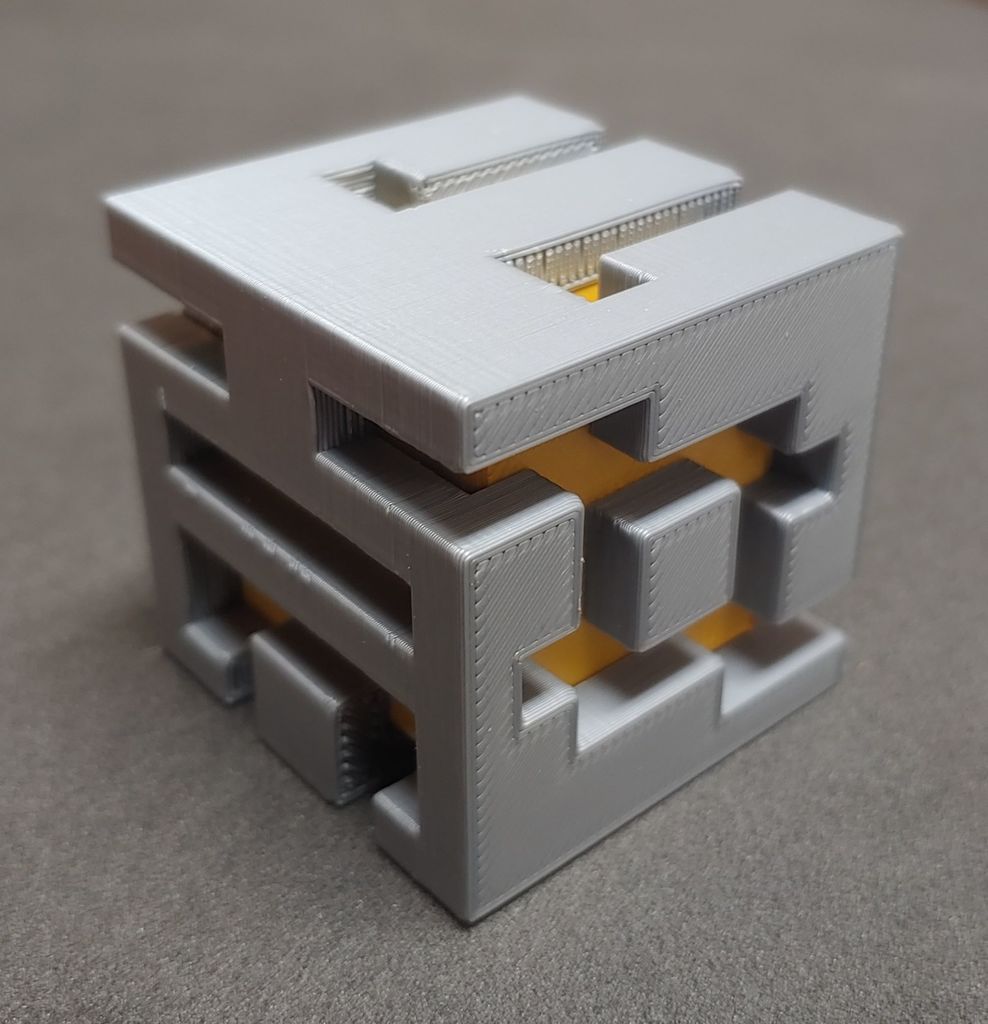 Bionicle Nuva Cube with different colored core and shell
