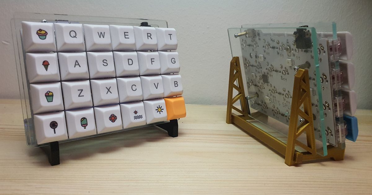 Simple Keyboard Stand by Shjosan | Download free STL model | Printables.com