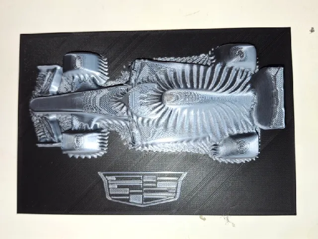 F1 Cadillac sous voile