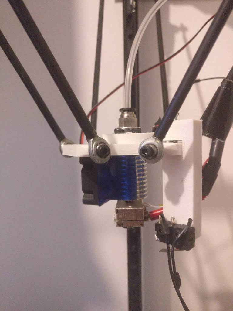 Autolevel mount for V6 delta printers