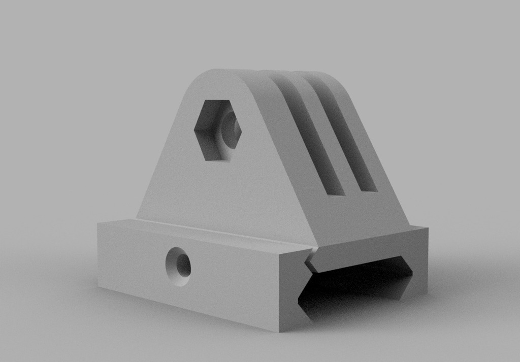 Gopro RIS/picatinny adapter (metric parts, airsoft)