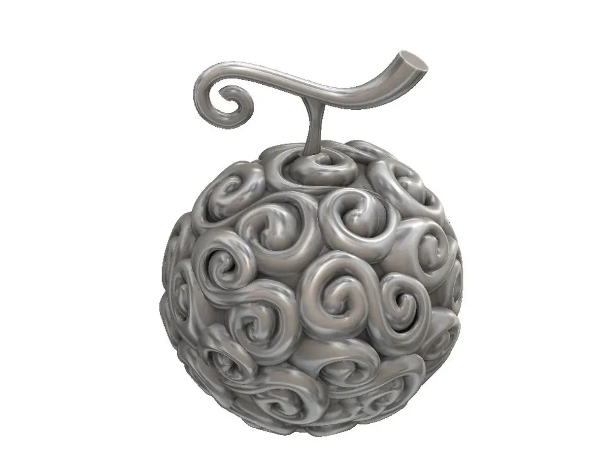 Gura Gura no Mi fruit for 3D PRINT key-chain 3D model 3D printable