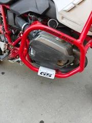 Motorcycle slider for crash bars 22mm