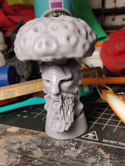 Mushroom Shaman Bust