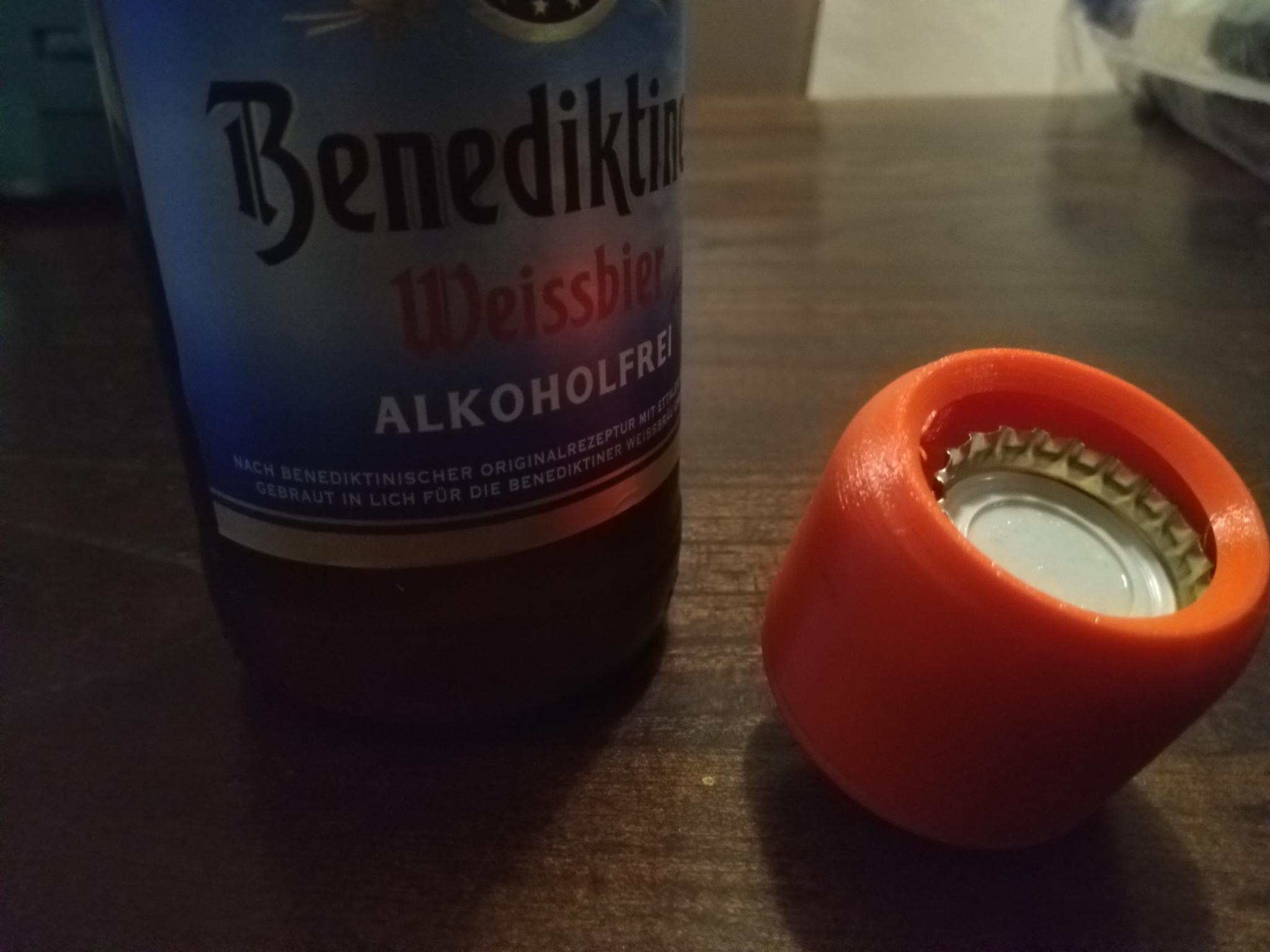 Bottle opener and small container