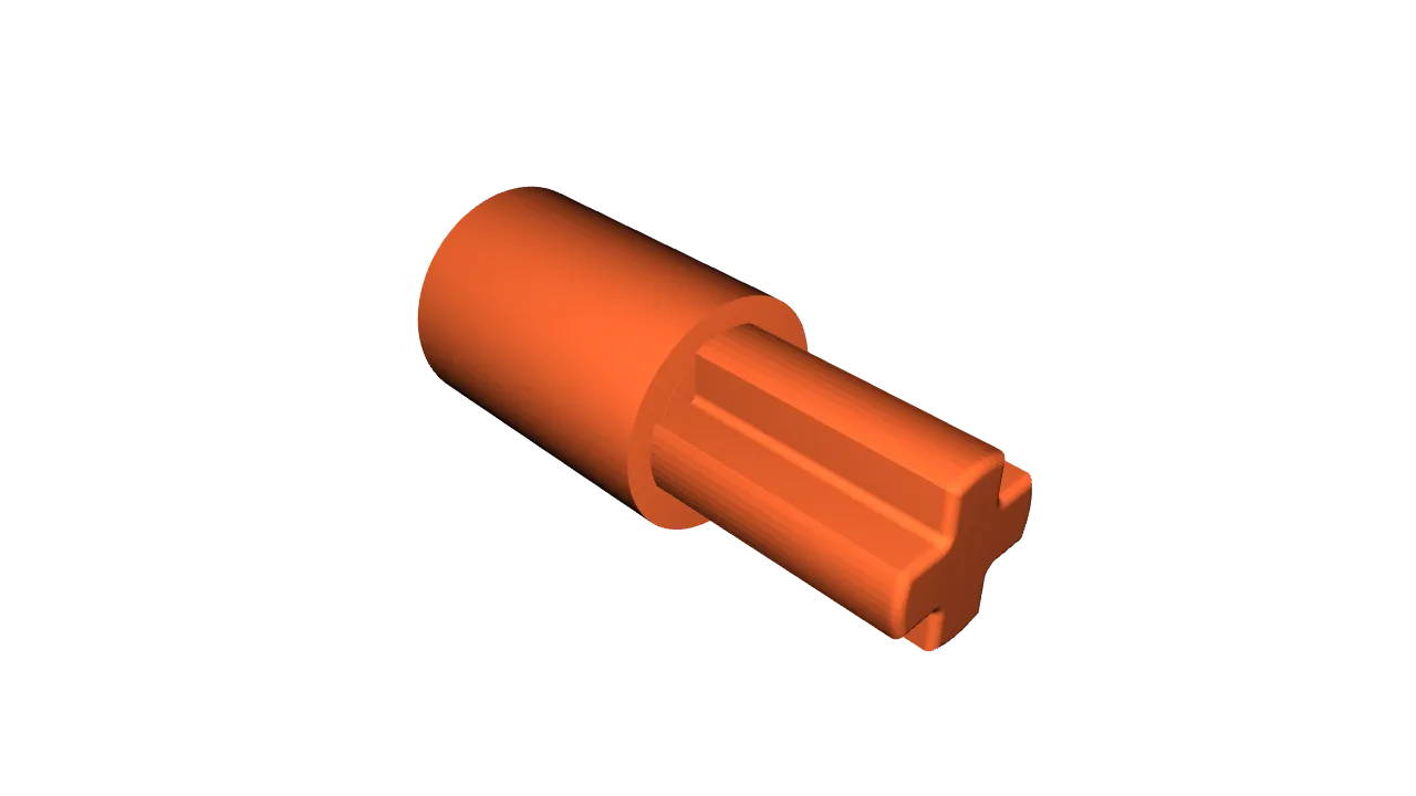 3mm D shaft to LEGO Cross converter + The Big One Update by MakerT