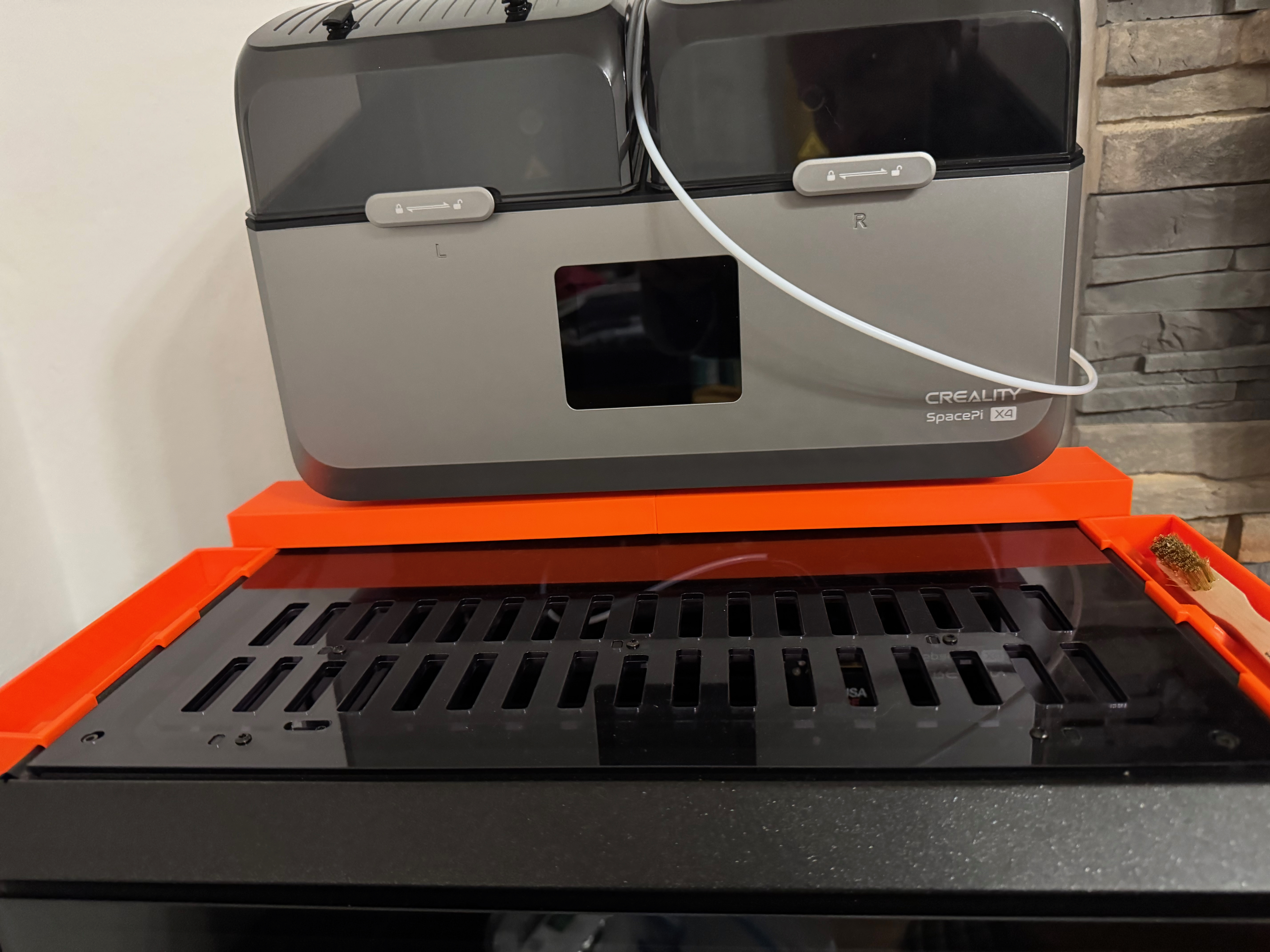 Crossbars / Shelf above the Core One L printer
