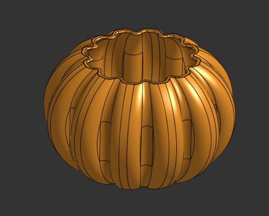 Pumpkin Flower Pot