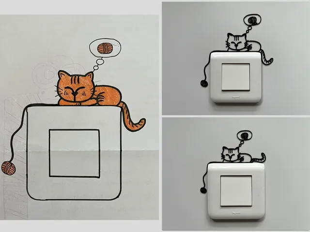 Wall Light Switch Decoration #7
