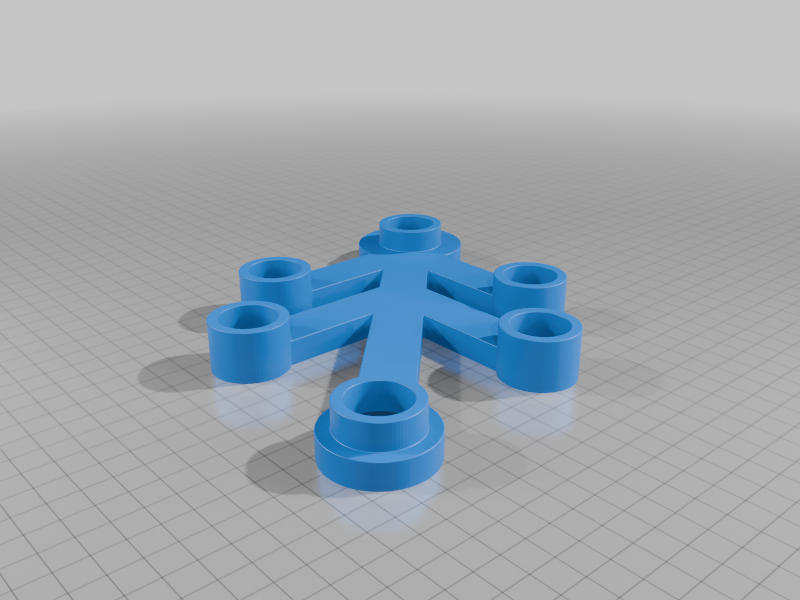 Snowflake for printable Lego wreath