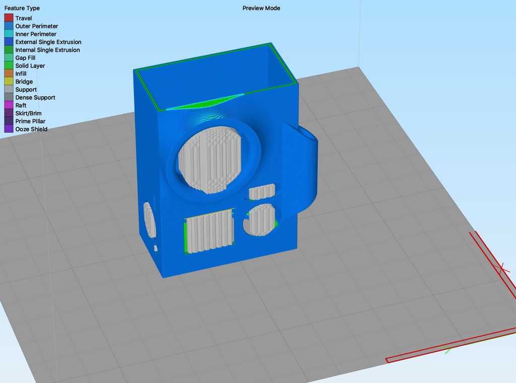 QAV gopro hero 3 mount
