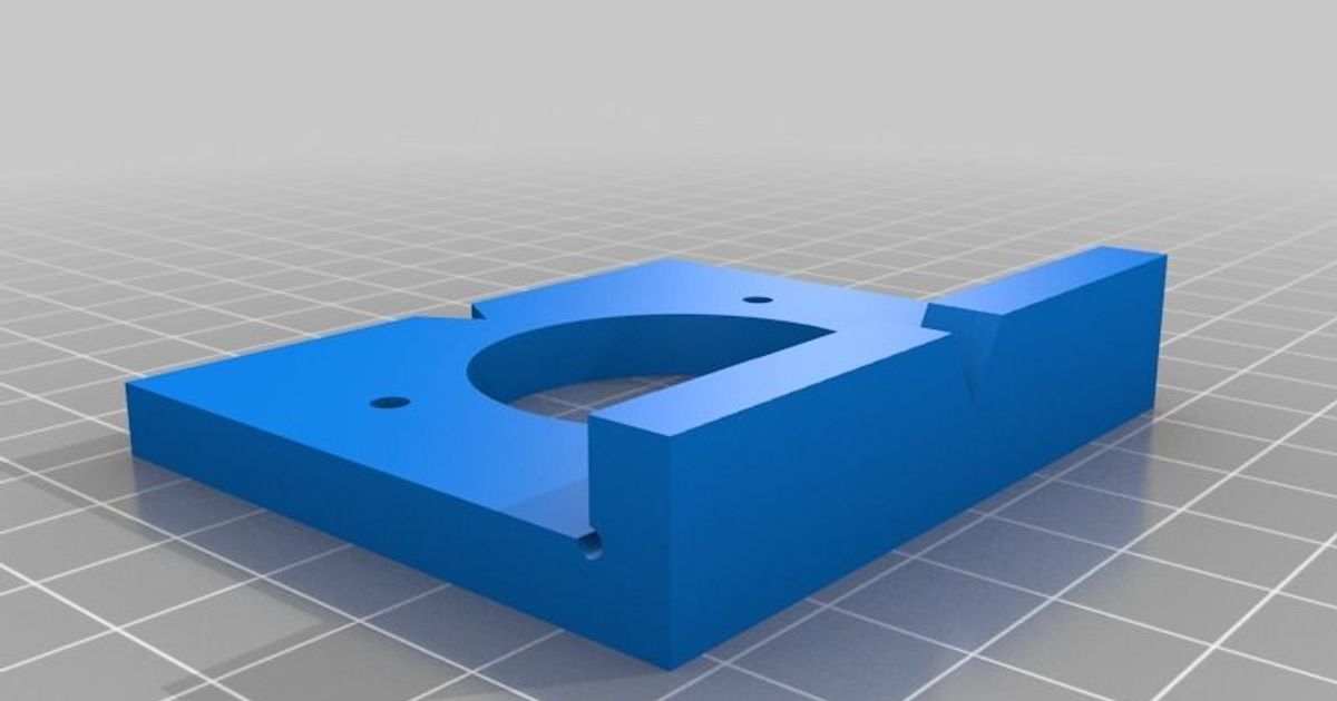 Euro (concealed) Hinge Template by jaln Download free STL model