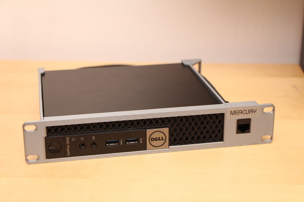 10" rack mount for Dell Optiplex Series 5, with keystone