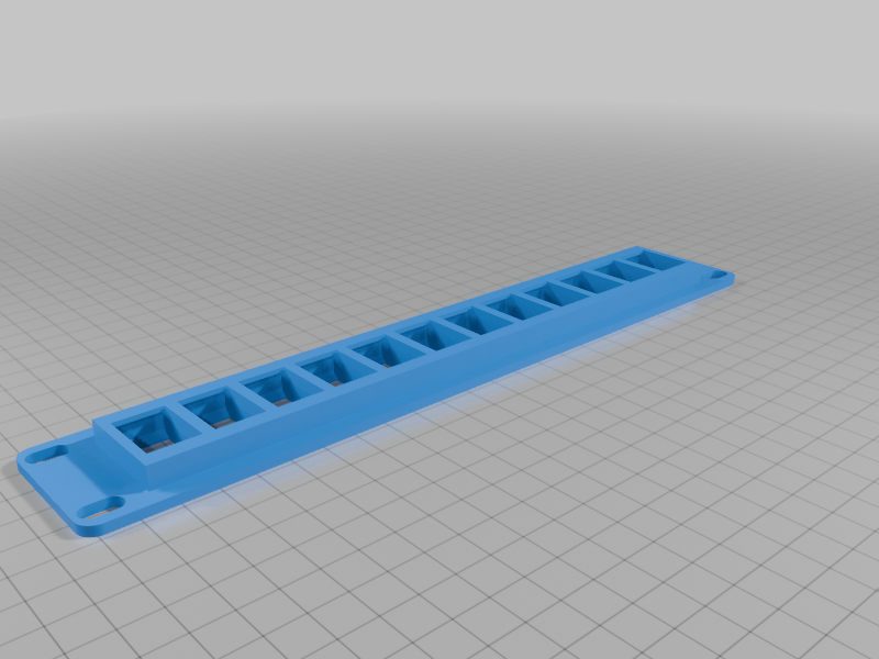 10" 12 module keystone patch panel and modules (blank, cable hole, SMA, toggle switch) — thumbnail 14