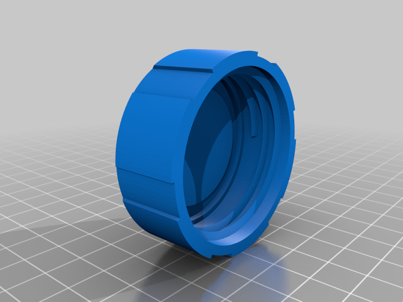 Miniatura 2 do modelo 3D Gourd cap