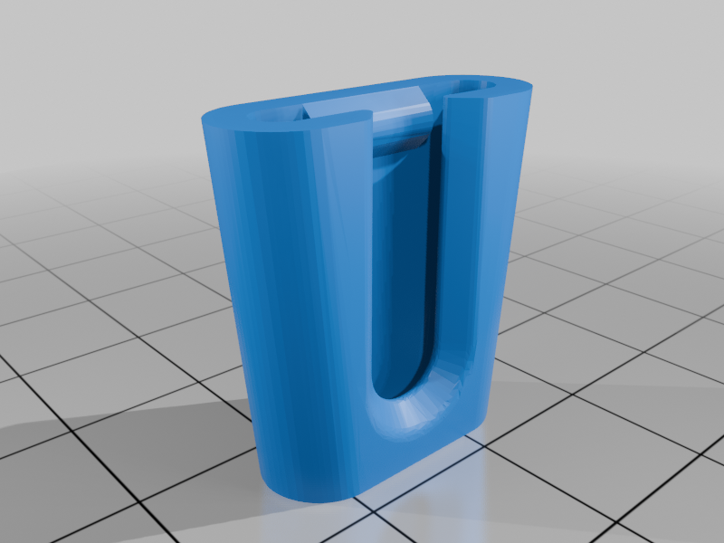 Miniatura 2 do modelo 3D More secure drawstring/bungee lock clasp