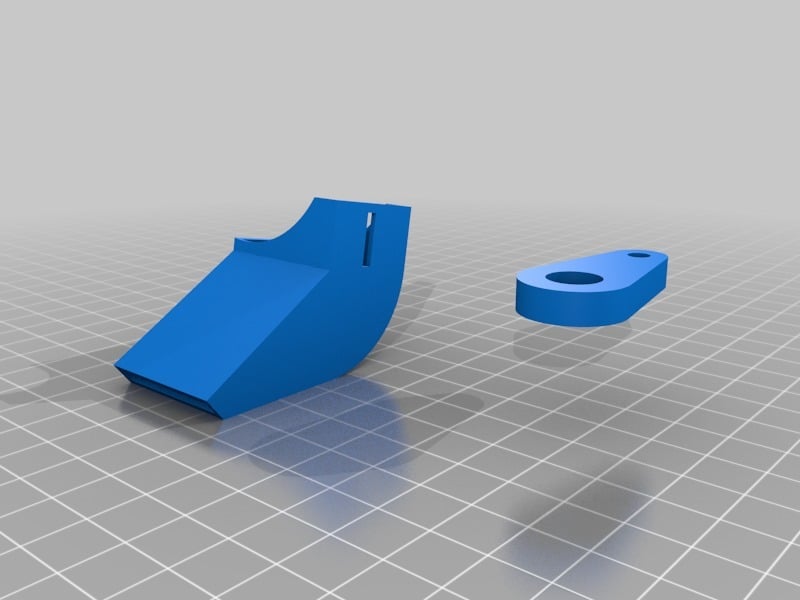 My Customized Snap-Fit Blower Fan Duct ()