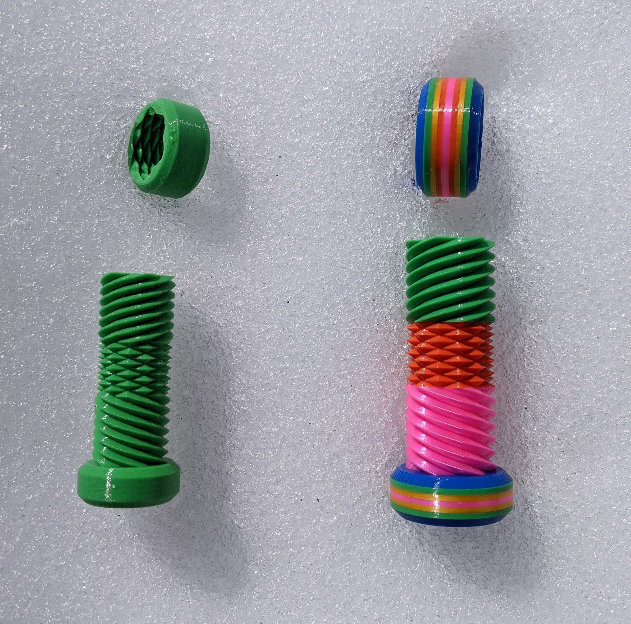 Rainbow Bolt and Nut