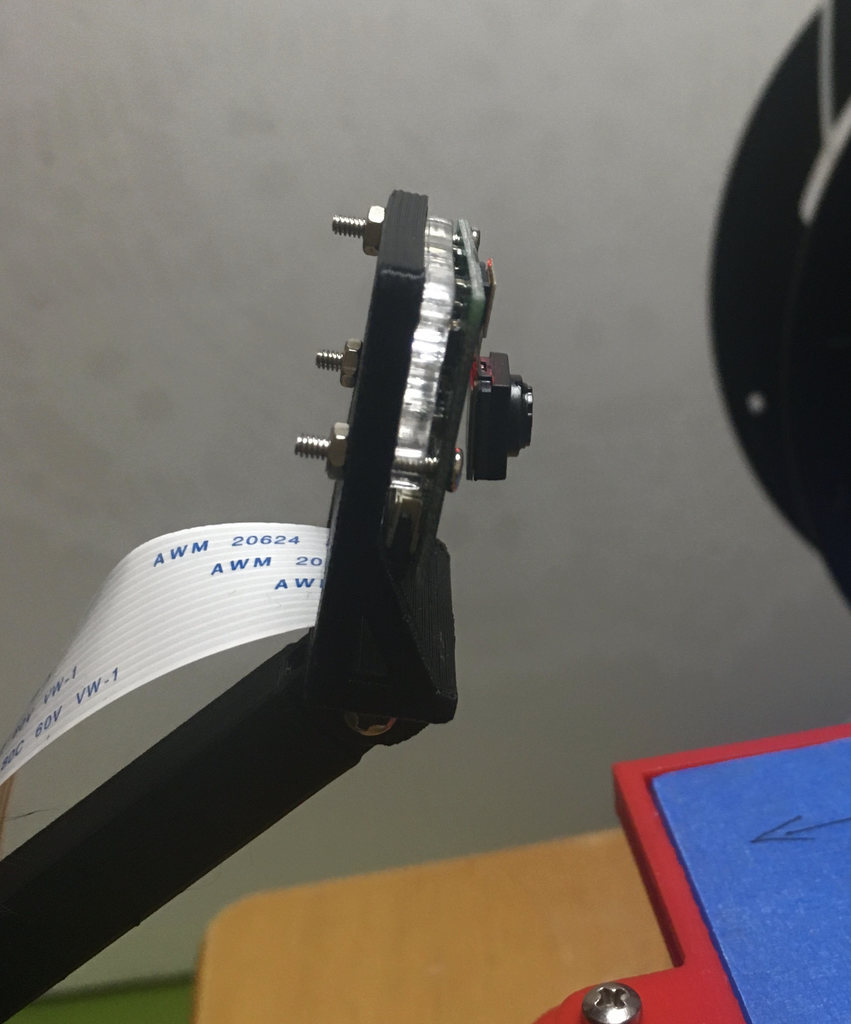 Miniatura 3 do modelo 3D Raspberry Pi Camera Mount