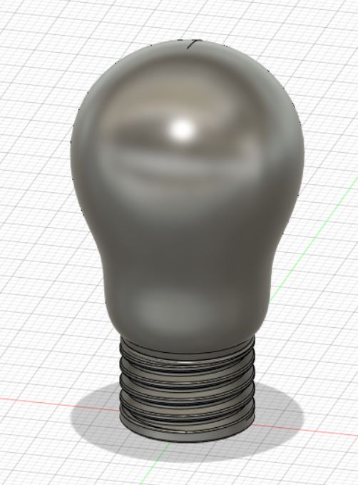 Miniatura 3 do modelo 3D Small Translucent Light Bulb