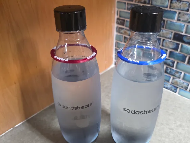 SodaStream Bottle Status Tags