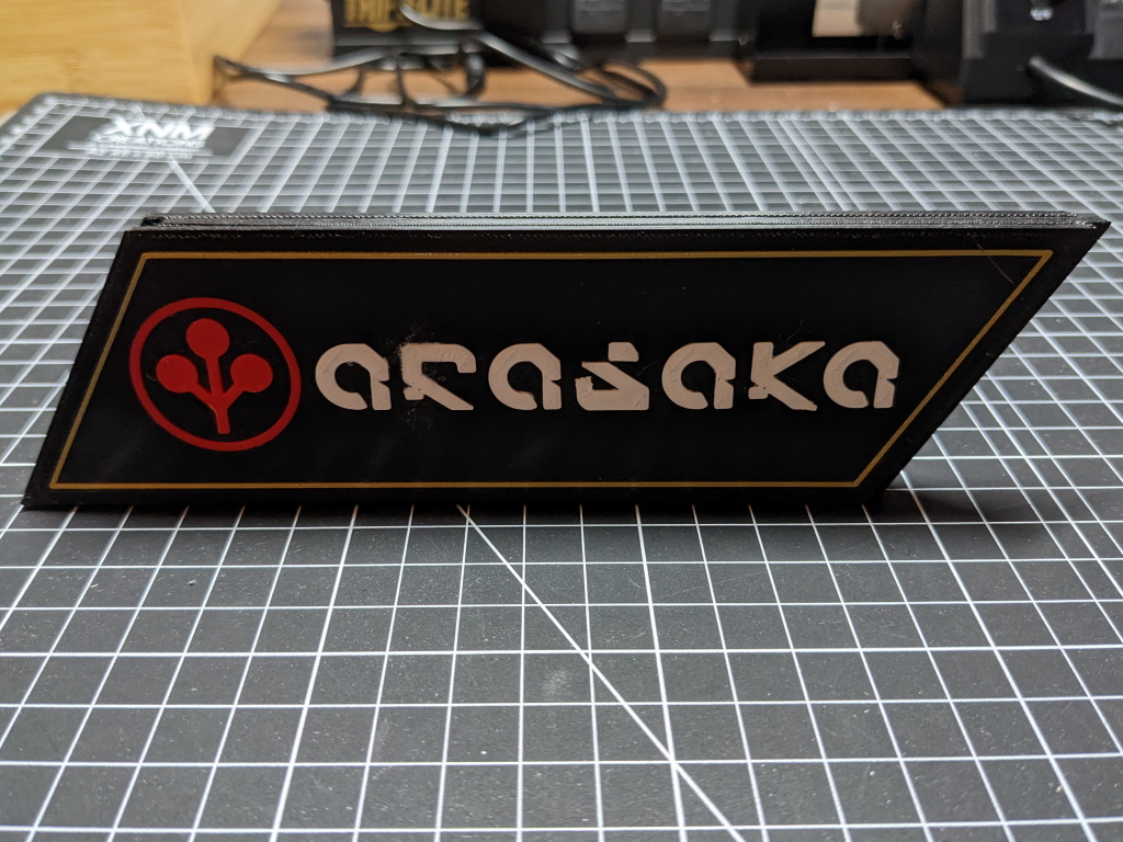 Cyberpunk 2077 Arasaka Paperweight