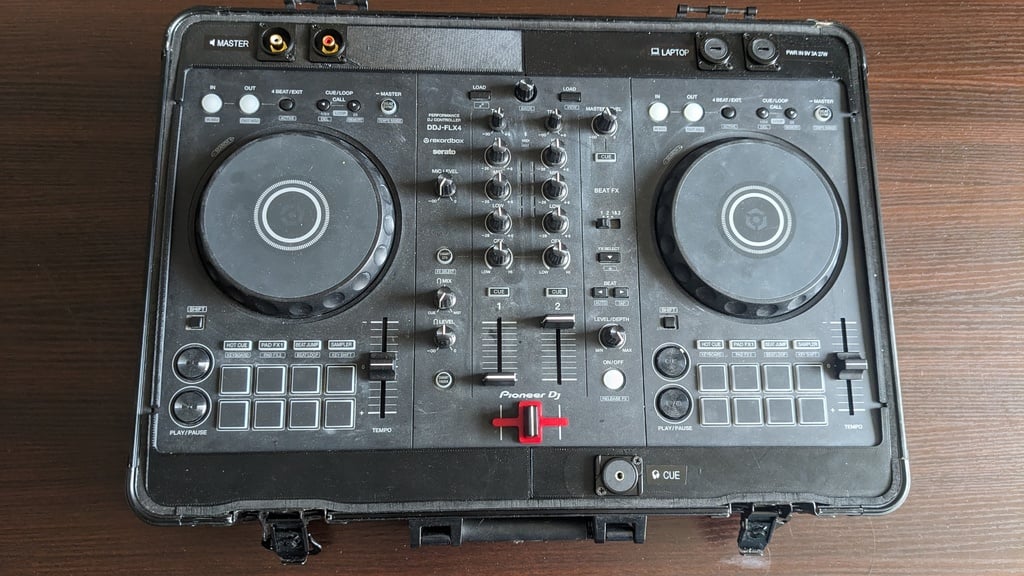 Pioneer DDJ-FLX4 Connector Panels for Magma MGA41100 Carry-lite Case L