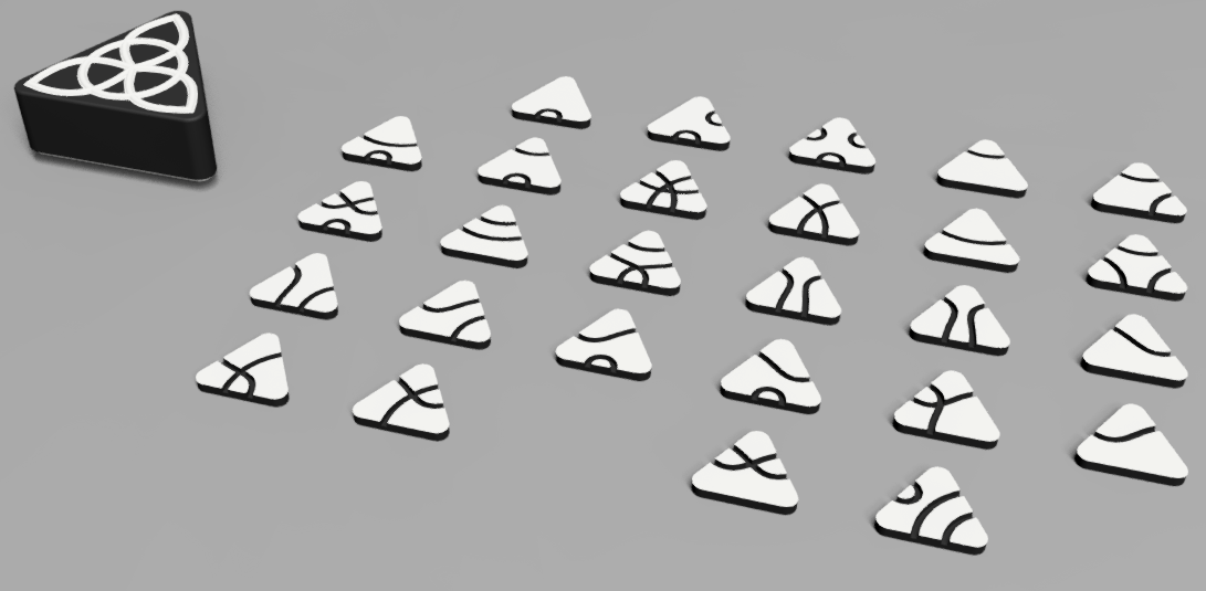 Triangle path game by Jacck Download free STL model