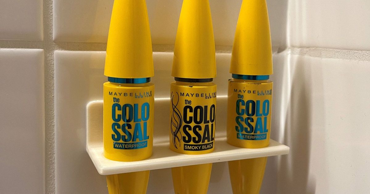 Maybelline Mascara Shelf by ELAU Download free STL model