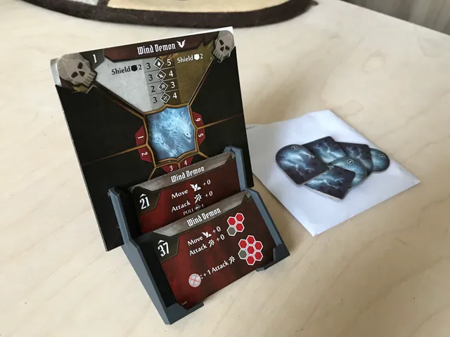 Gloomhaven monster attack deck holder