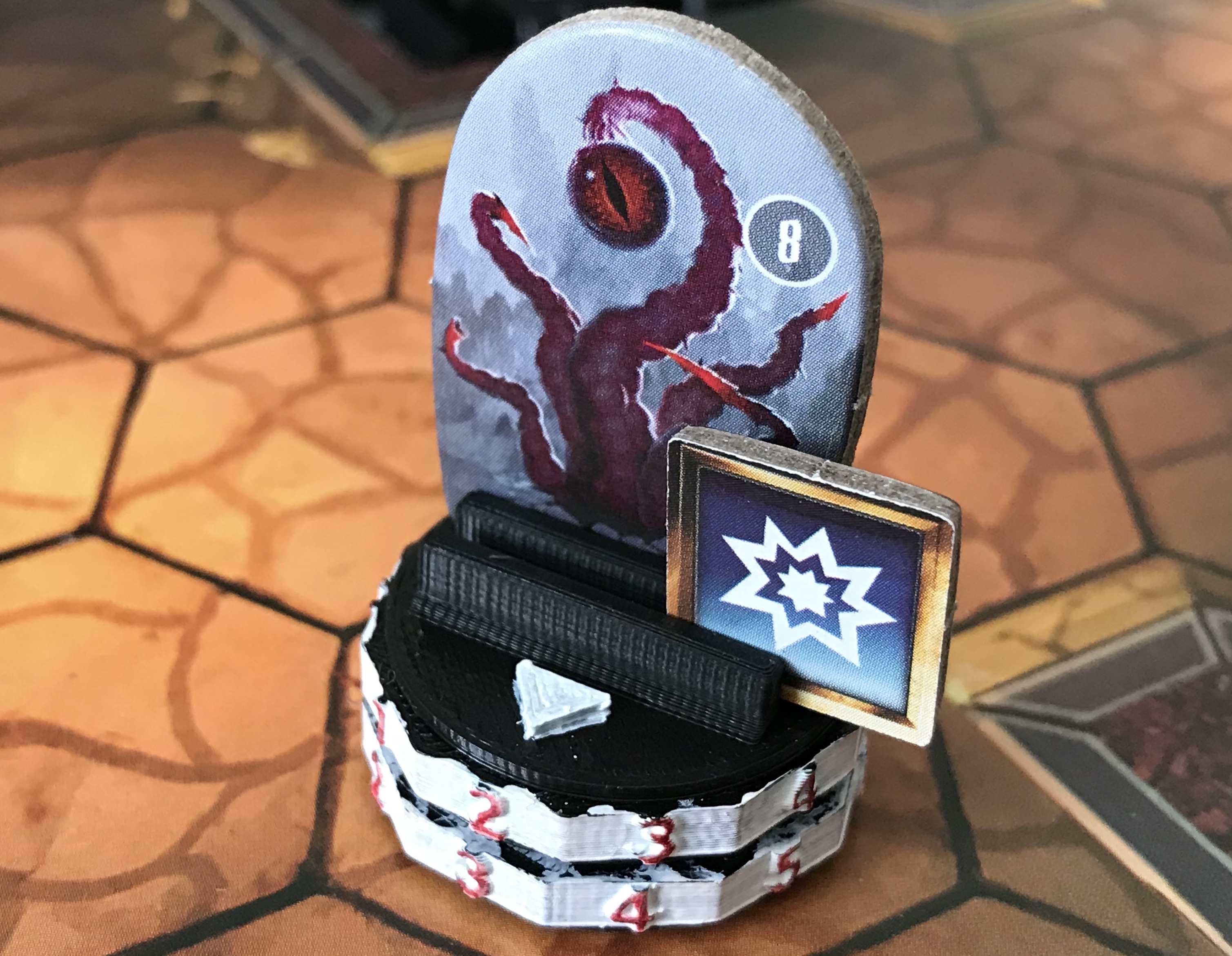 Gloomhaven monster life counter and standee