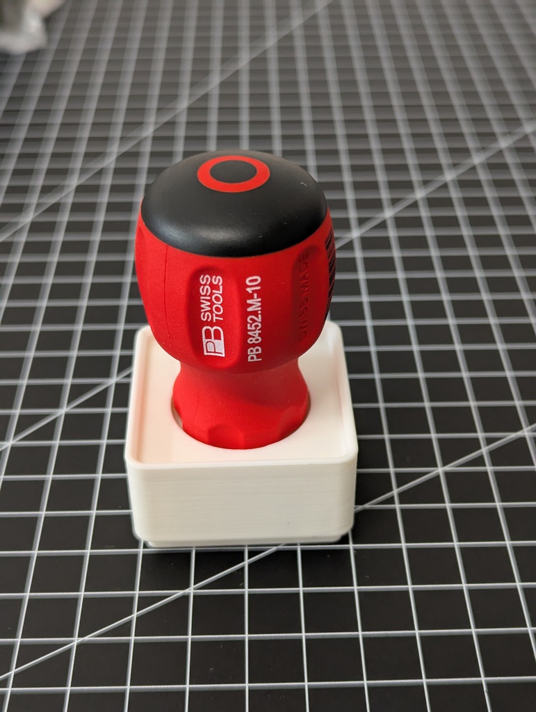 PB Swiss Stubby Bit Driver 1x1 Gridfinity (PB 8452.M-10)