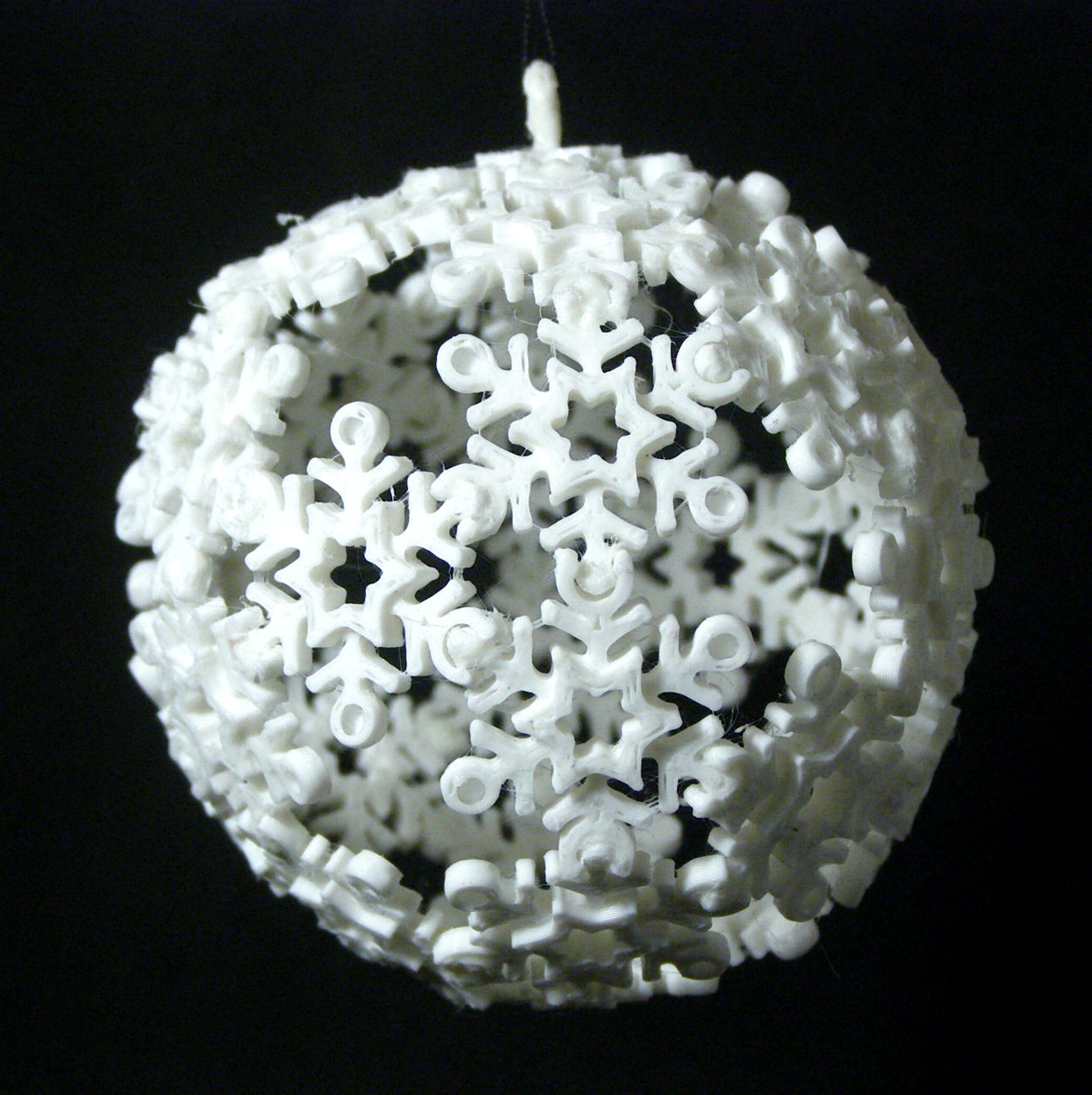 Christmas ball snowflake