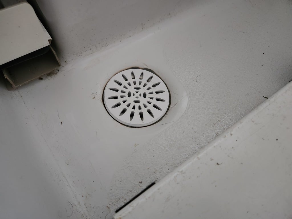 RV Shower Drain Hair Strainer