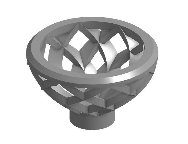 Helical Twist Bowl