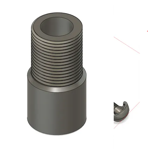MP7 12mmcw to 14mmccw adapter (airsoft)