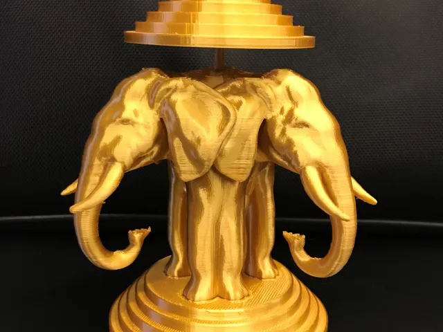 Laos 3 Headed Elephant