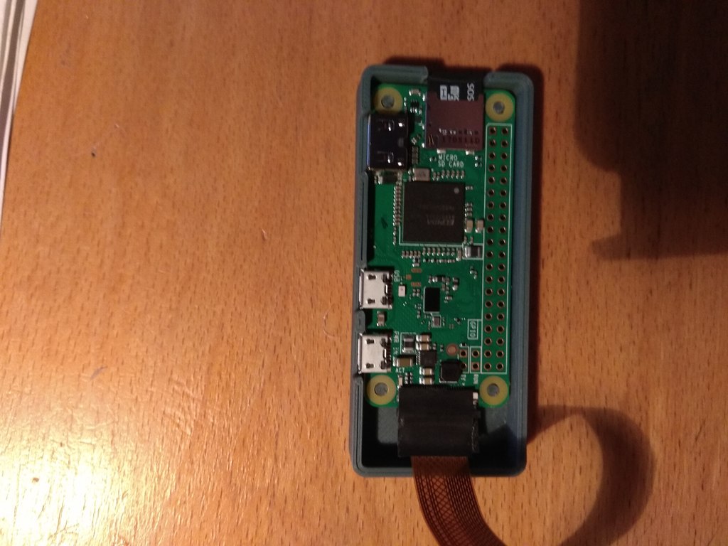 Raspberry Pi zero W with camera case for octoprint and mounting fotr P3STEEL — miniatura 10