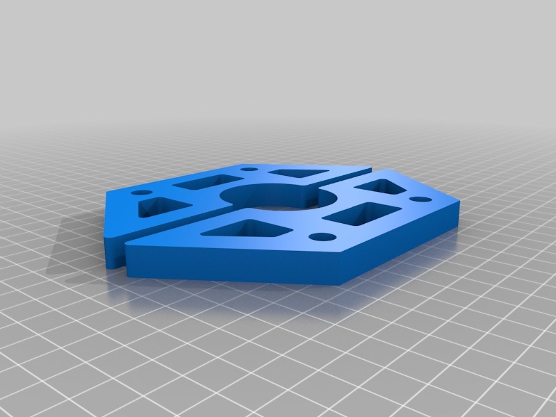 Miniatura 3 do modelo 3D RepRap Wallace M8 Base Stabilizer