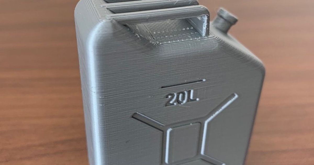 Metal Gas Tank Can 20 l (18) by Daniel Hošek Download free STL model