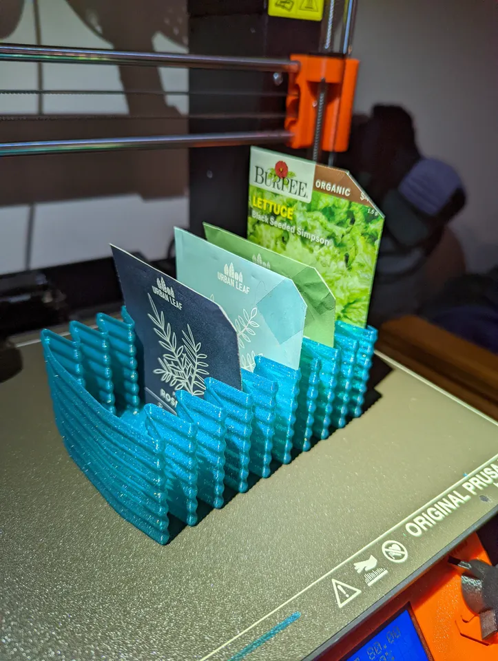 Improved Seed Packet Holder/Organizer by Ty10y, Download free STL model