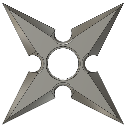 four pointed shuriken