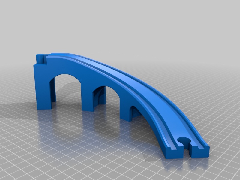 Brio Bridge Ramp, 90 Degrees Corner by Janne | Download free STL model ...