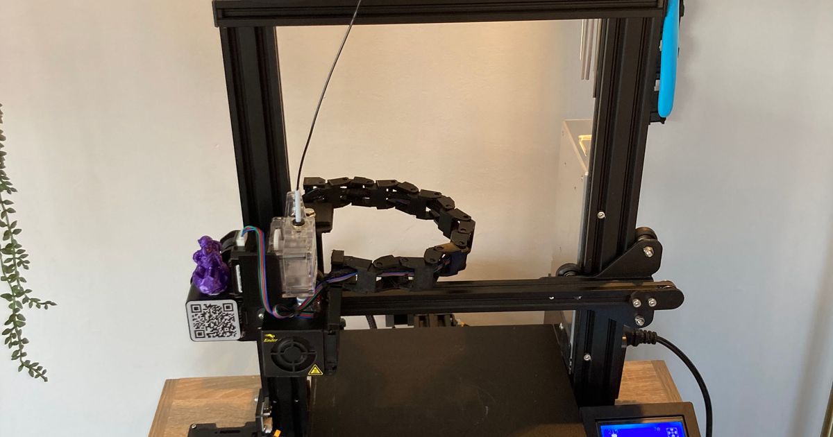 Creality Ender 3 cable chain by Oliver Rothner Download free STL