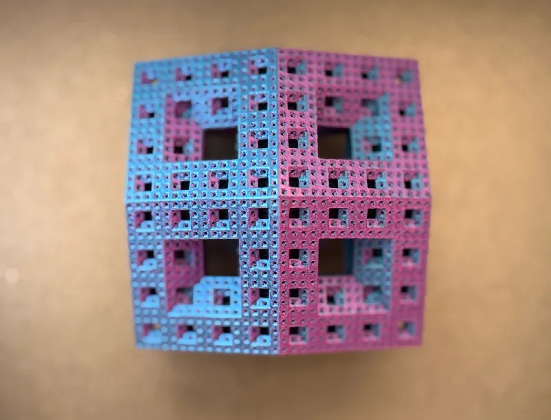 Menger-Style Rhombic Dodecahedron Fractal | Level 3 by Endless